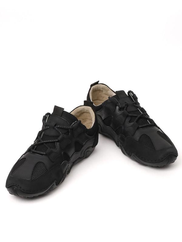 Natural Dəri Bağcıqlı Kişi Krossovka