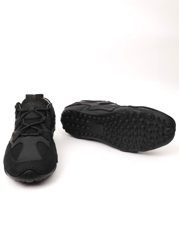 Natural Dəri Bağcıqlı Kişi Krossovka