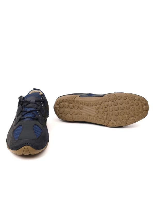 Natural Dəri Bağcıqlı Kişi Krossovka