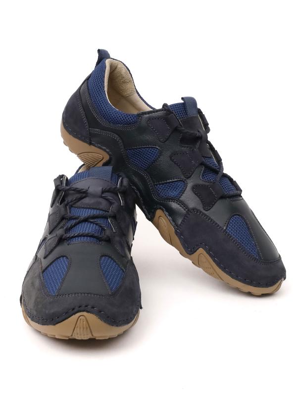 Natural Dəri Bağcıqlı Kişi Krossovka