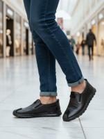 Kişi Gündəlik Dəri Mokasin