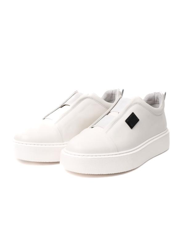 Kişi üçün Təbii Dəri Slip-On Sneaker - Eskarpini "Urban" Modeli