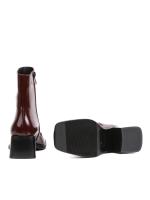 Eskarpini Kahverengi Rugan Hakiki Deri Kadın Bot