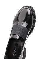 Panorama Qadın Təbii Dəri Lofer - Parlaq Qara