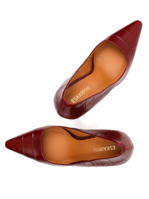 Doğal Deri Topuklu Kadın Ayakkabısı – 10 cm