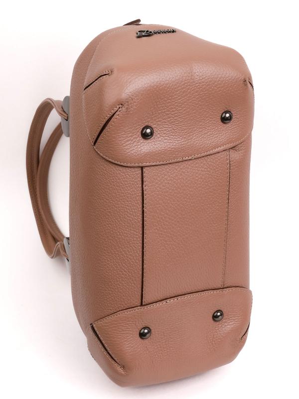 Salmon Colored Premium Genuine Leather Women's Shoulder Bag