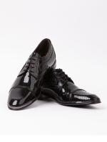 Классические Мужские Туфли из Натуральной Лакированной Кожи