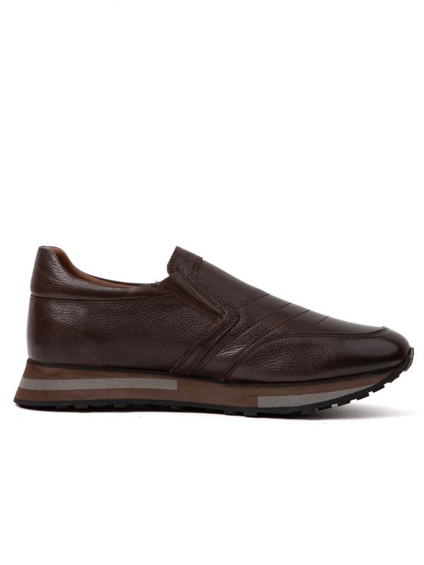 Gündəlik Rahat Kişi Ayaqqabı Natural Dəri (Slip-on Model)