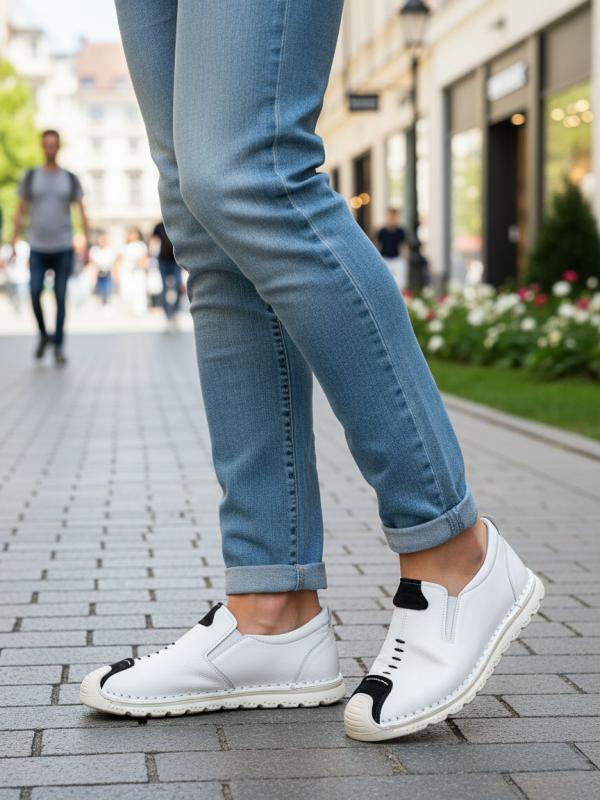 Kişi Gündəlik Dəri Mokasin