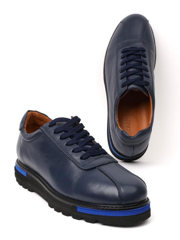 Həqiqi Dəri Kişi Gündəlik Komfort Ayaqqabı - Urban Sneaker Stili