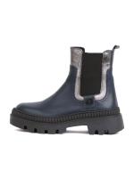 Həqiqi Dəri – Gümüş Detallı Platforma Qadın Botu