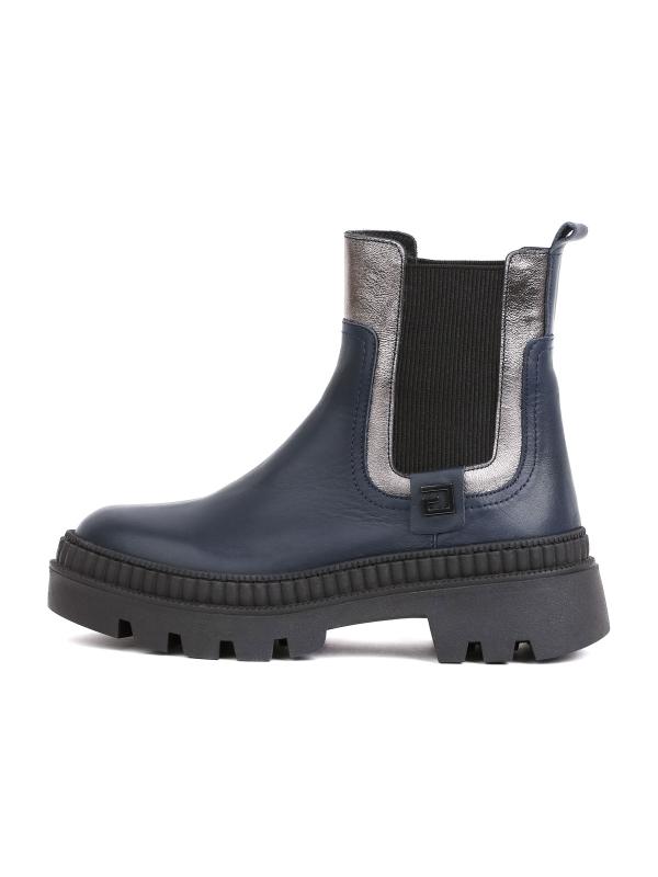 Həqiqi Dəri – Gümüş Detallı Platforma Qadın Botu