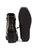 Женские Ботильоны Eskarpini из Натуральной Кожи на Танкетке