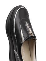 Təbii Dəri Önü Fermuarlı Qadın İdman Ayaqqabısı